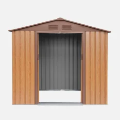 Abrigo de jardim com kit de ancoragem 2,71m²