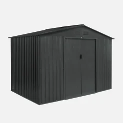 Abrigo de jardim em metal com kit de ancoragem 5,29m²