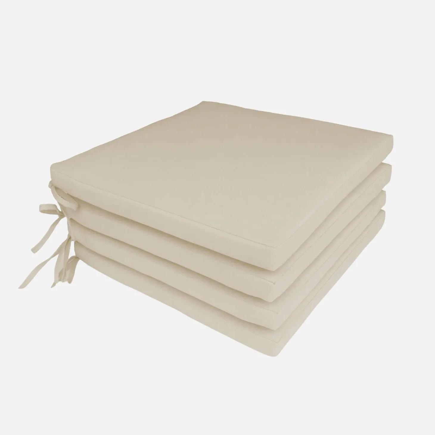 Almofada para cadeira de jardim, set de 4
