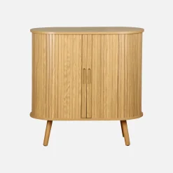 Aparador com portas de correr e prateleira 80cm