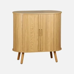 Aparador com portas de correr e prateleira 80cm