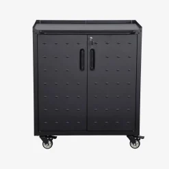 Armário baixo de armazenamento para garagem com 2 portas
