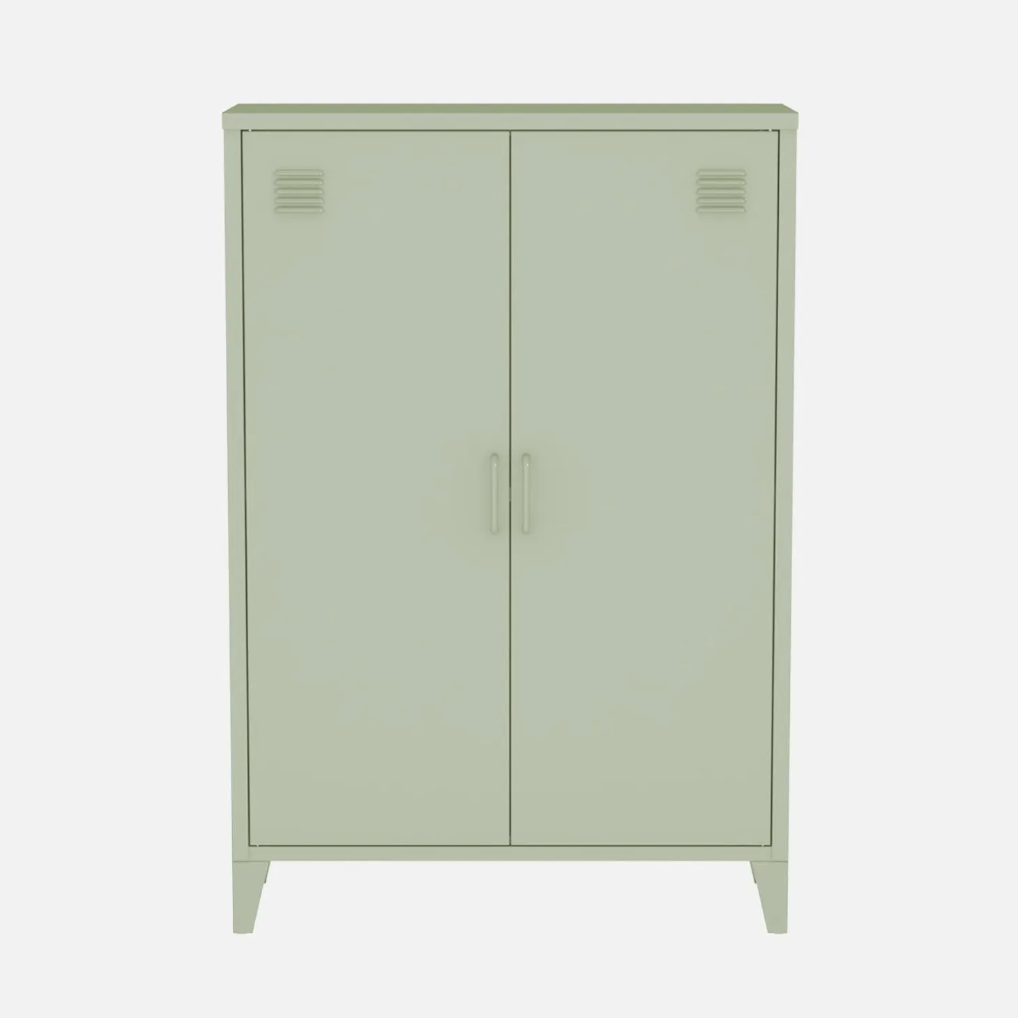 Armário industrial em metal de 2 portas