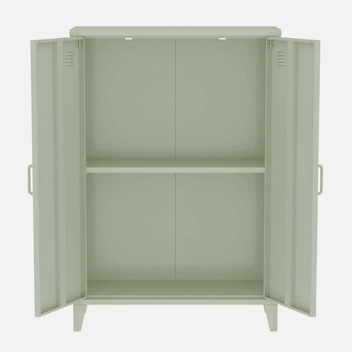 Armário industrial em metal de 2 portas