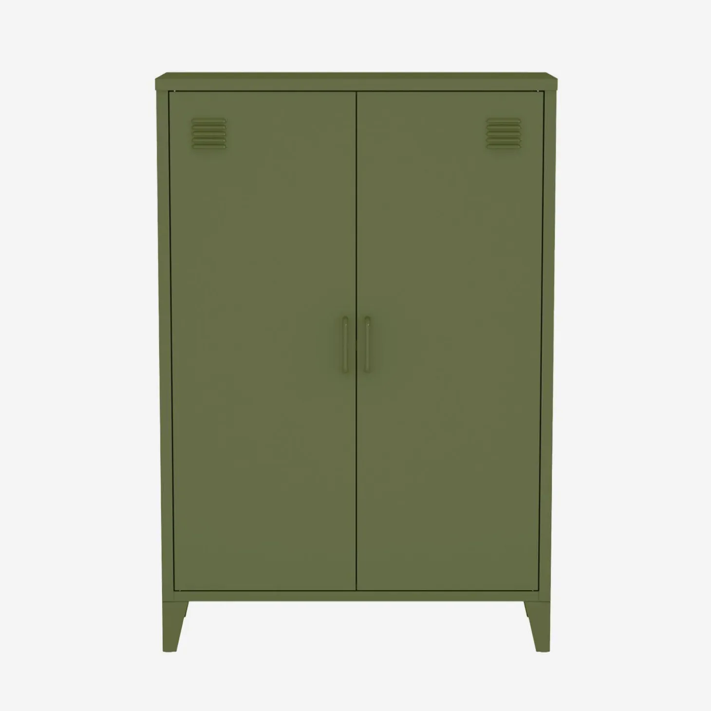Armário industrial em metal de 2 portas