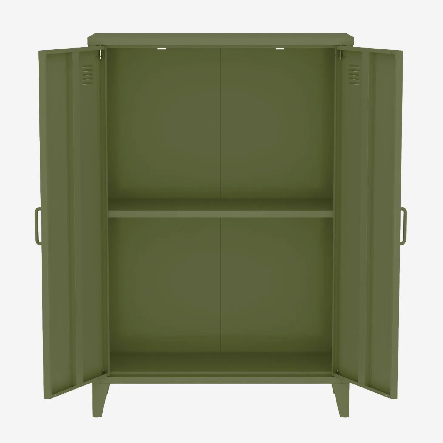 Armário industrial em metal de 2 portas