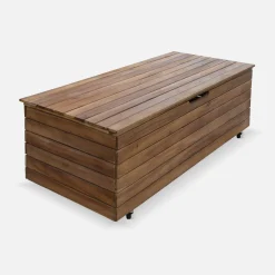 Baú de madeira para jardim 110L