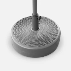 Base de plástico redonda para guarda-sol de mastro central