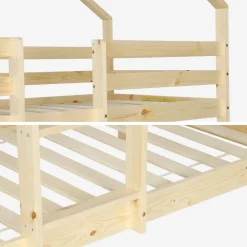Beliche infantil cabana 190cm em pinho natural