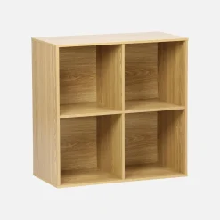 Biblioteca, módulo de armazenamento de 4 compartimentos