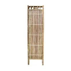 Biombo de bambu dobrável