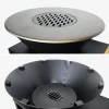 Braseiro com espaço de armazenamento e rodas, 80cm