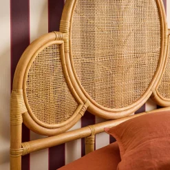 Cabeceira exótica de rattan, 90cm