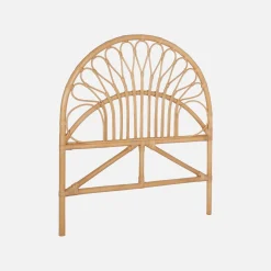 Cabeceira para cama de vime natural