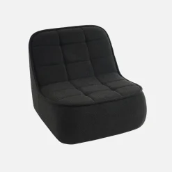 Cadeira confortável em boucle texturizado, 1 lugar