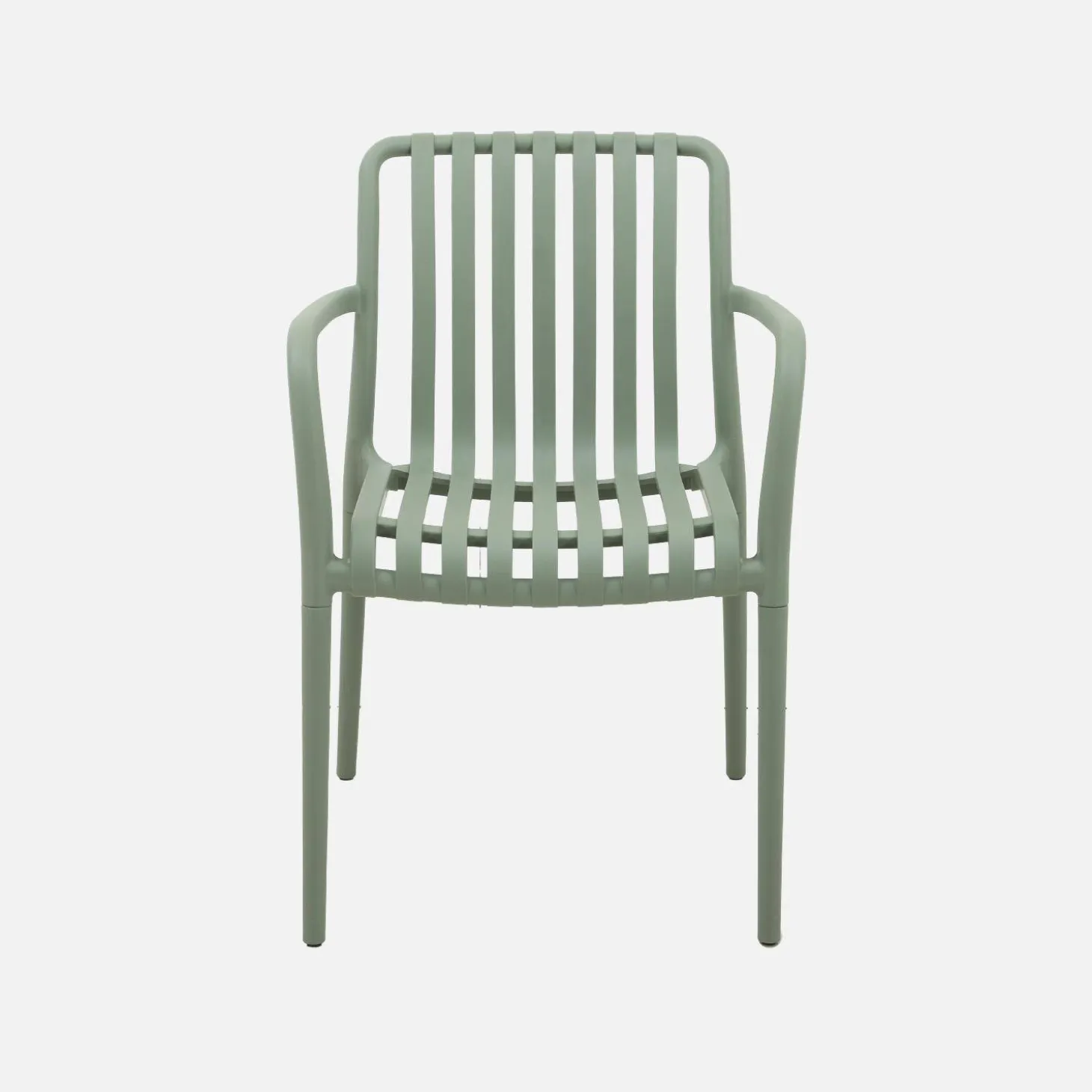 Cadeira de jardim em plástico, set de 4