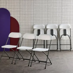 Cadeira dobrável para eventos, set de 6