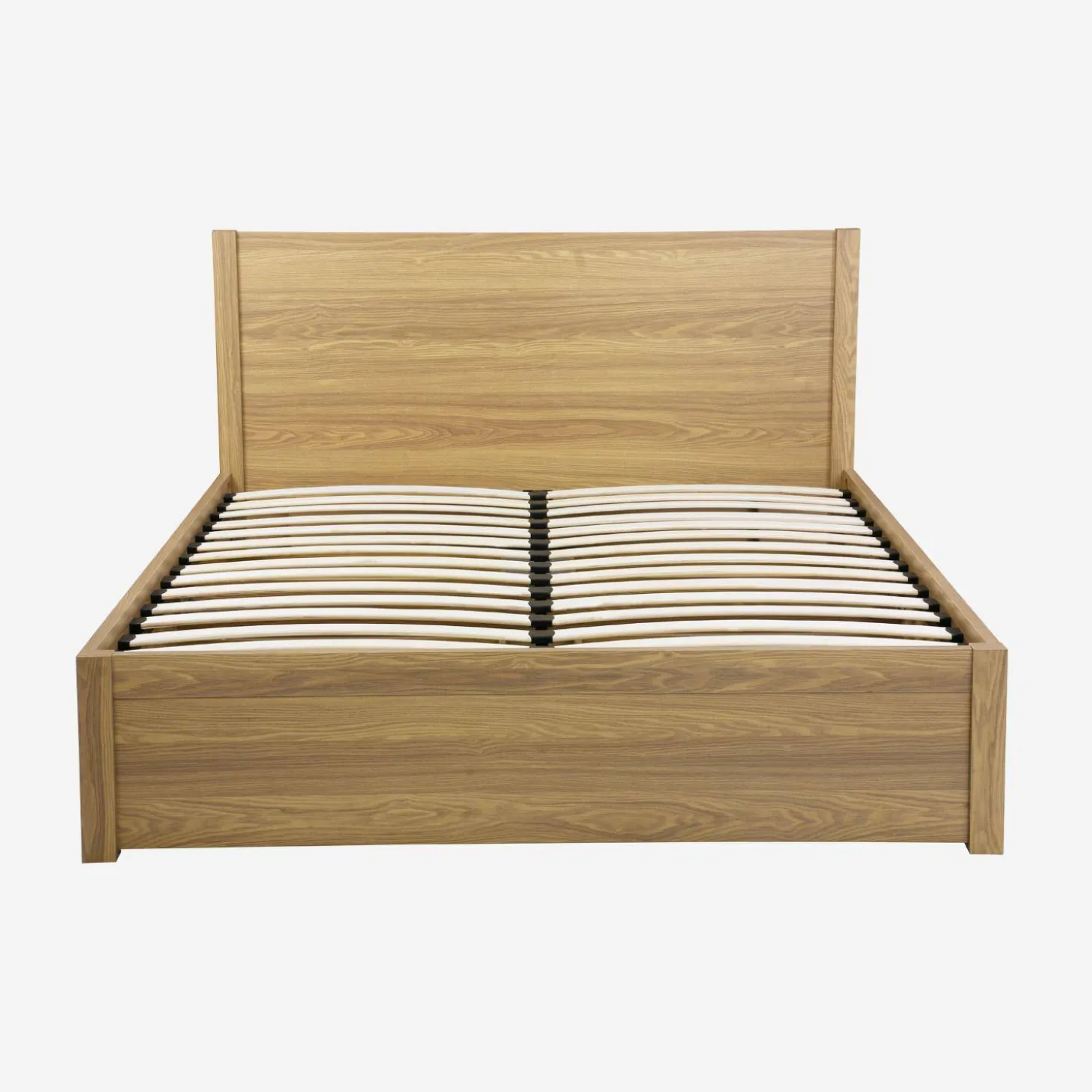Cama com estrado de ripas e cabeceira 160x200cm + 4 gavetas