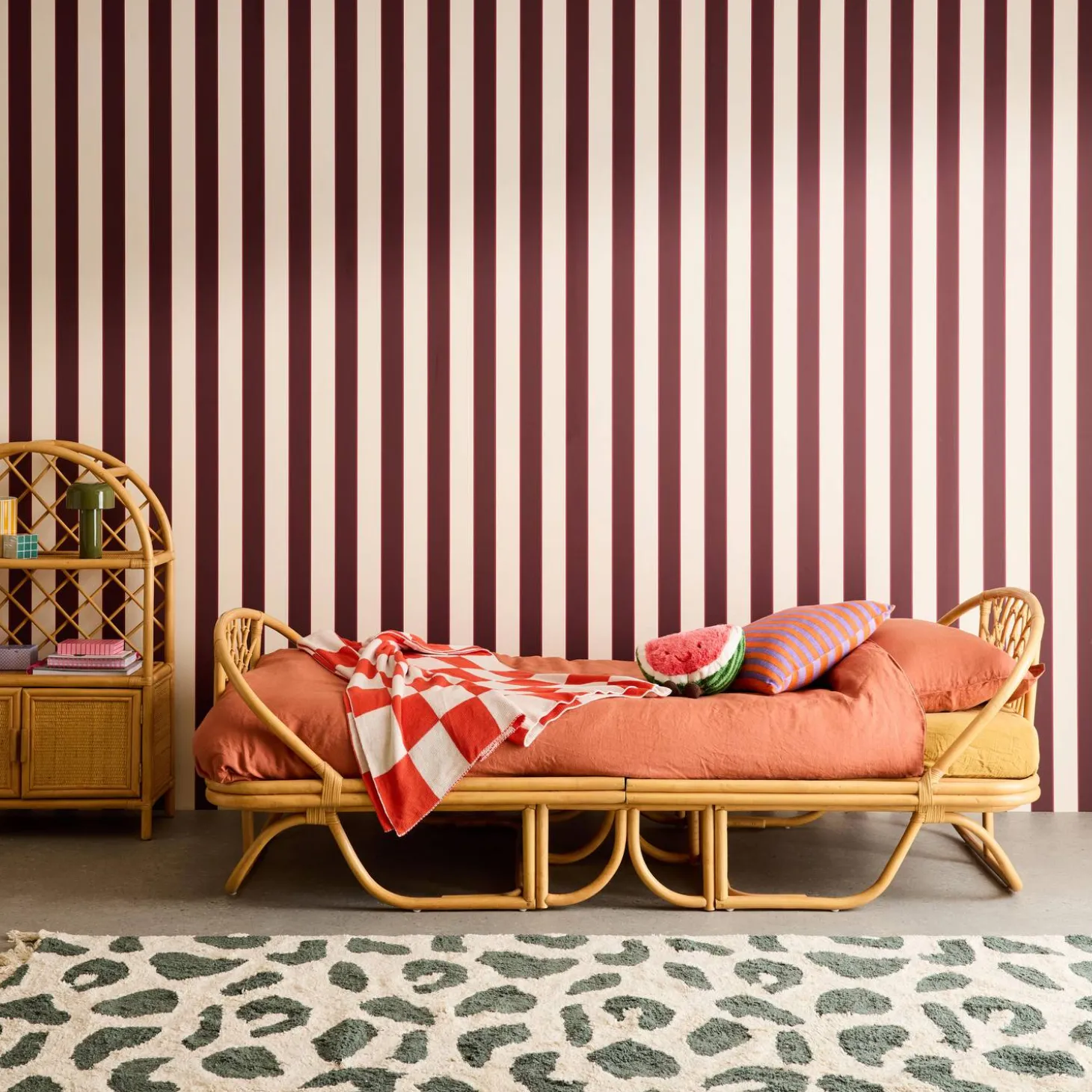 Cama infantil exótica rattan, 190cm