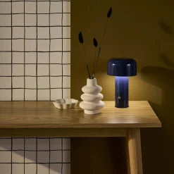 Candeeiro de mesa LED em metal, 13cm