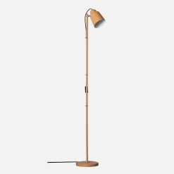 Candeeiro de pé interior em metal, 145cm