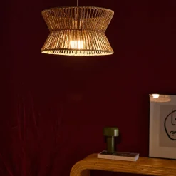 Candeeiro suspenso de imitação de rattan, 35cm