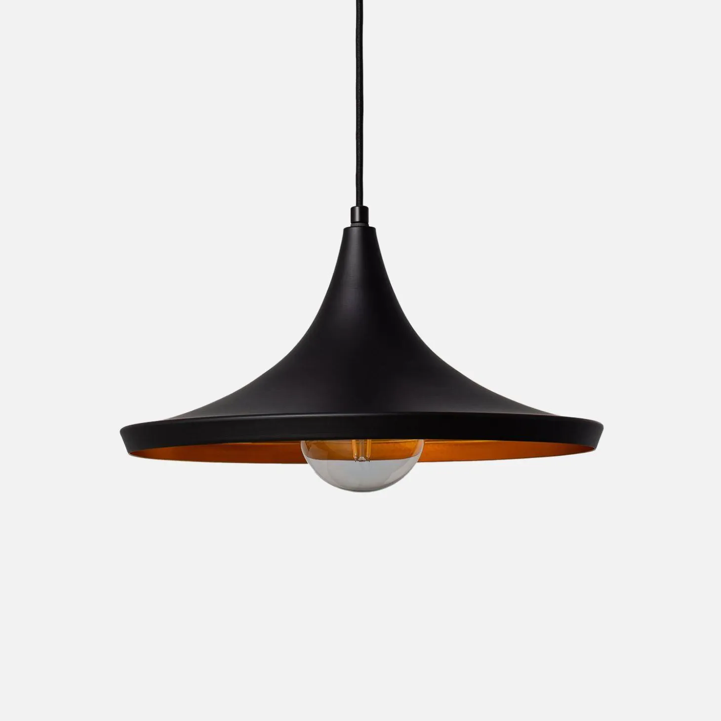 Candeeiro suspenso em metal, 35cm