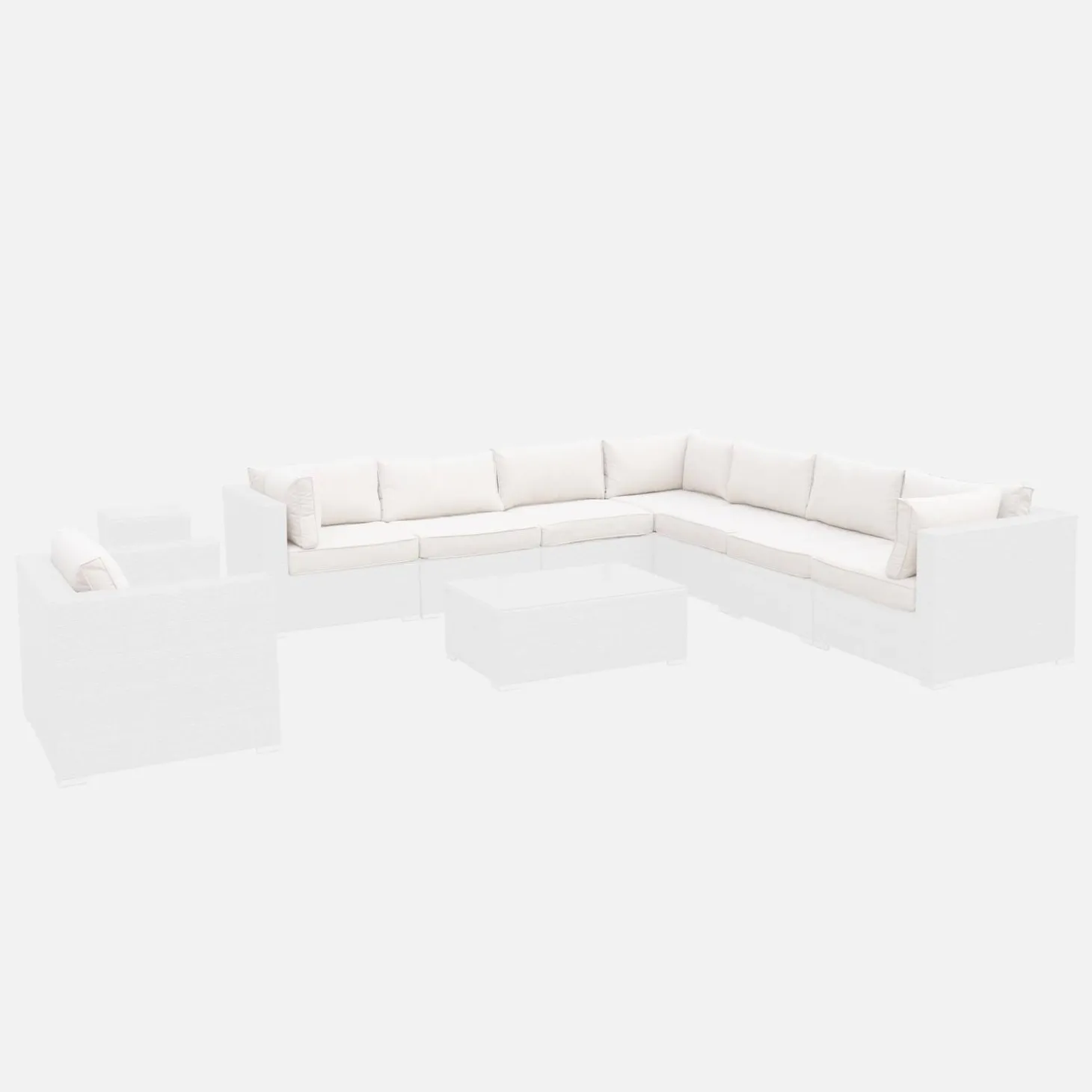 Capas de almofada para mobiliário de jardim