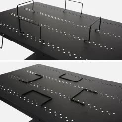 Carrinho de apoio para grelhador modular em aço