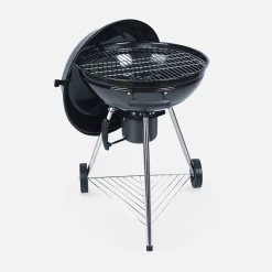 Churrasqueira a carvão com grelha e função de fumeiro, Ø57cm