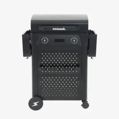 Churrasqueira elétrica de aço esmaltado 2 queimadores 2300W