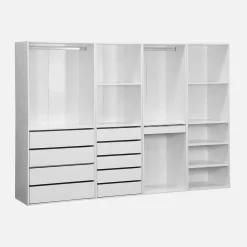 Closet modular com 4 módulos