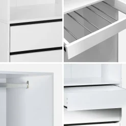 Closet modular com 4 módulos