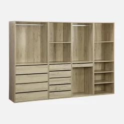 Closet modular com 4 módulos