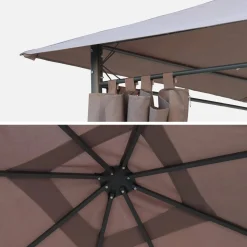 Cobertura de pérgola Elusa 3x3m