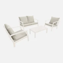 Conjunto de capas de almofadas para mobiliário de jardim