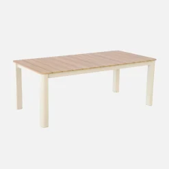Conjunto de jardim com mesa em alumínio com 8 cadeiras