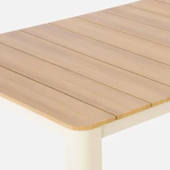 Conjunto de jardim com mesa em alumínio com 8 cadeiras