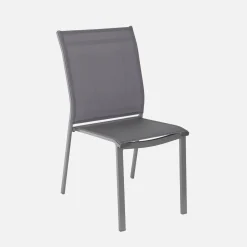 Conjunto de jardim com mesa em alumínio com 8 cadeiras