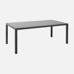 Conjunto de jardim com mesa em alumínio com 8 cadeiras