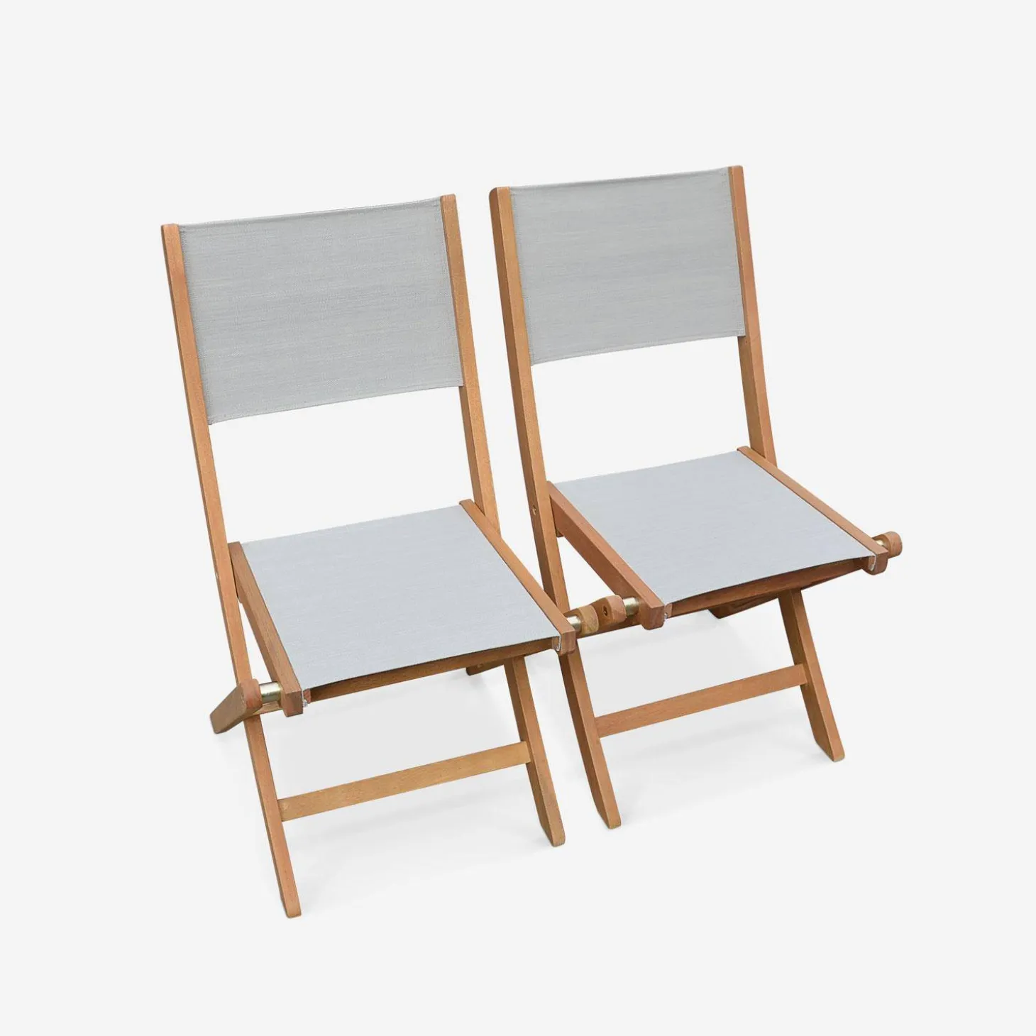 Conjunto de jardim com mesa extensível em madeira com 8 cadeiras