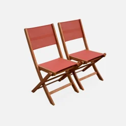 Conjunto de jardim com mesa extensível em madeira com 10 cadeiras