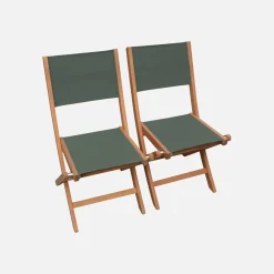 Conjunto de jardim com mesa extensível em madeira com 10 cadeiras