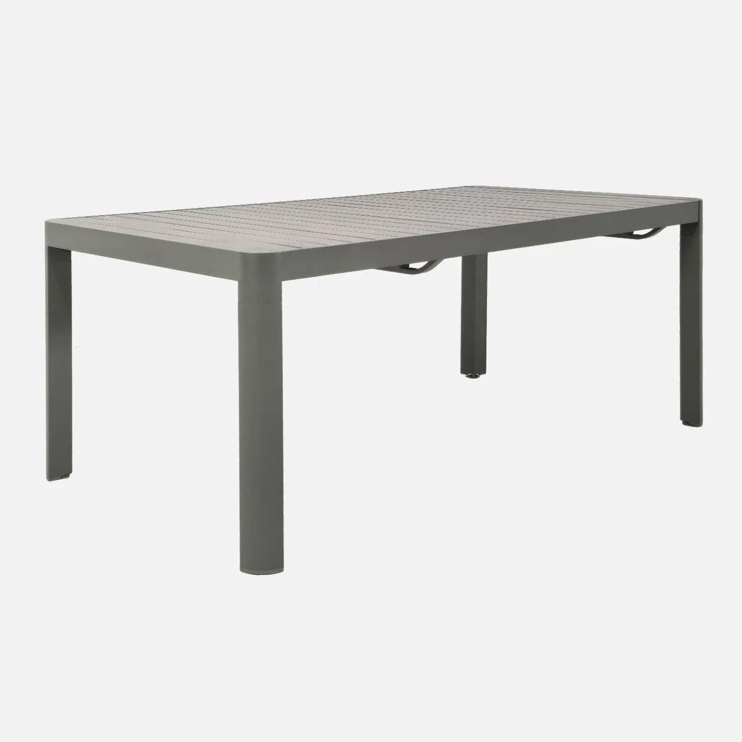 Conjunto de jardim com mesa extensível em alumínio com 10 cadeiras