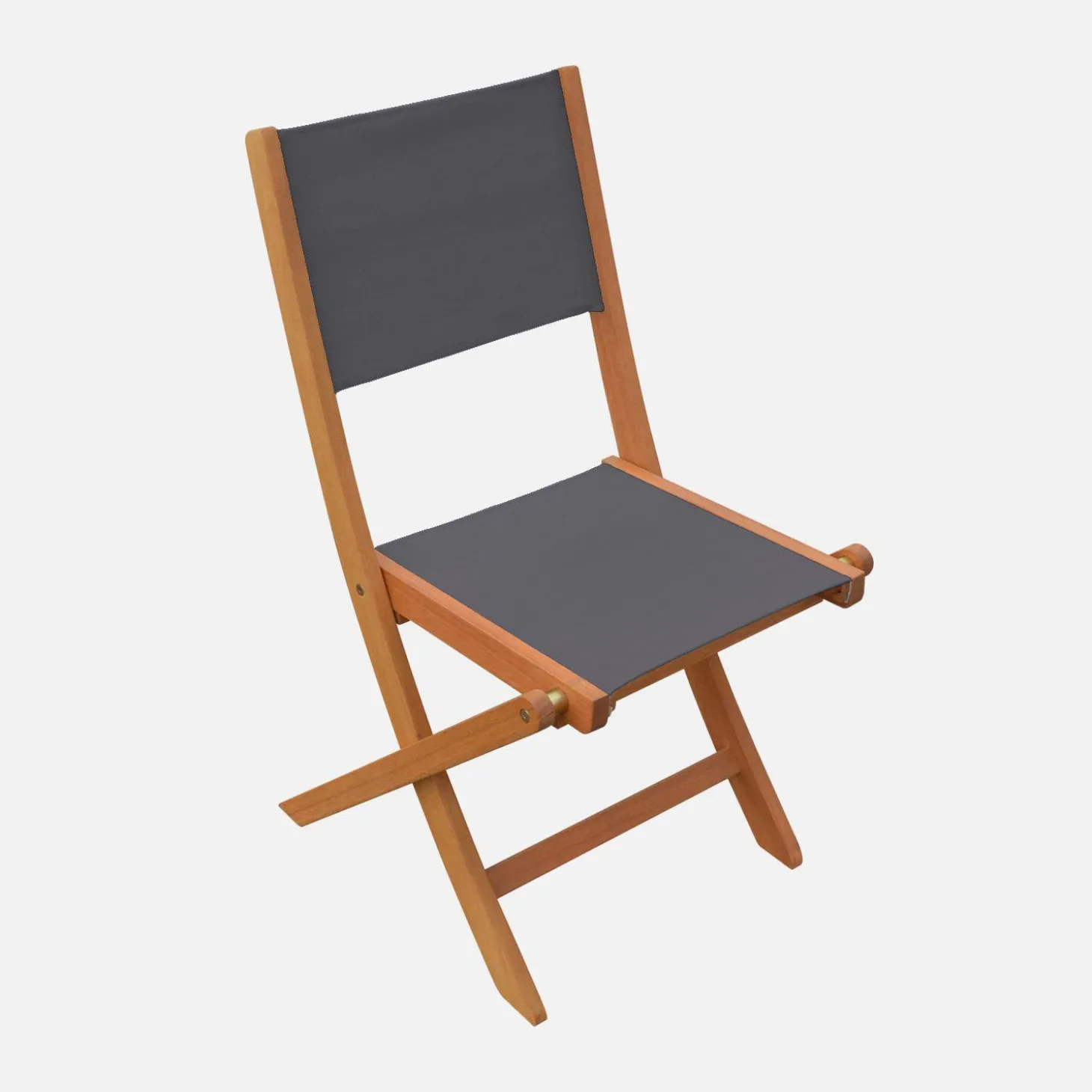 Conjunto de jardim com mesa extensível em madeira de eucalipto com 8 cadeiras