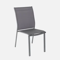 Conjunto de jardim com mesa extensível em alumínio com 12 cadeiras