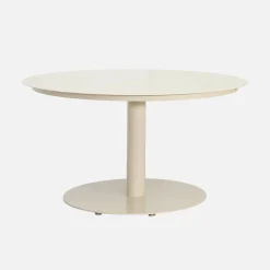 Conjunto de jardim com mesa redonda em alumínio com 6 cadeiras