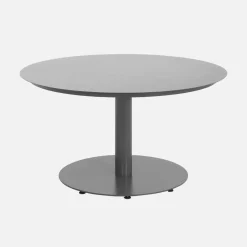 Conjunto de jardim com mesa redonda em alumínio com 6 cadeiras