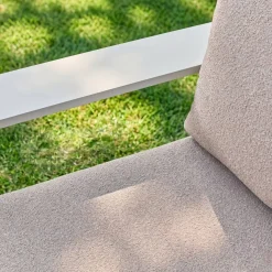 Conjunto de jardim em alumínio, 5 lugares