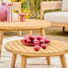 Conjunto de jardim em madeira de acácia e cordas para 4 lugares